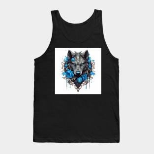 Wolfdog Tattoo Tank Top